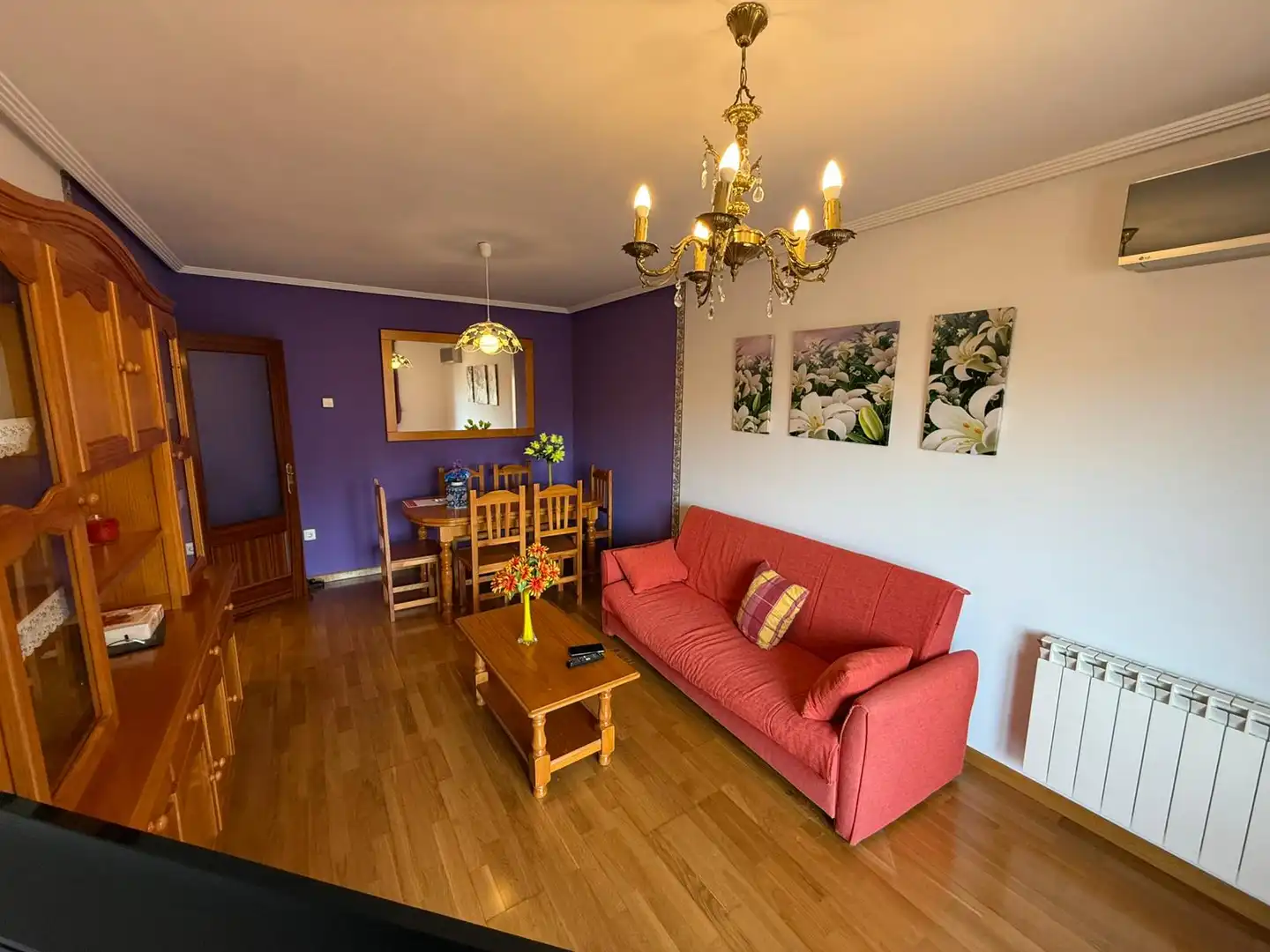 Wohnzimmer von Wohnung zum Verkauf in Valencia de Don Juan mit Klimaanlage, Heizung und Abstellraum