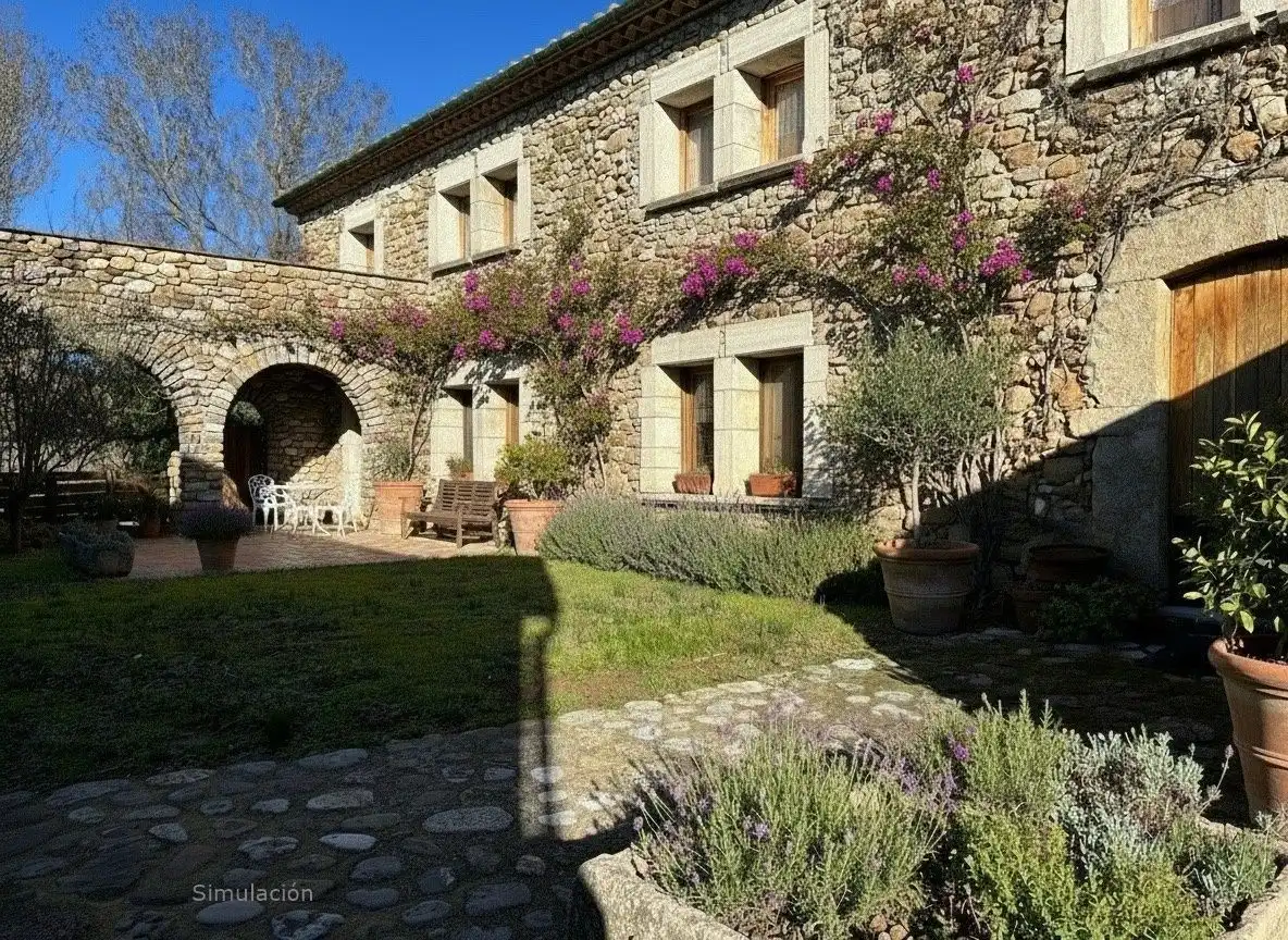 Vista exterior de Finca rústica en venda en Cabanelles amb Calefacció, Jardí privat i Terrassa