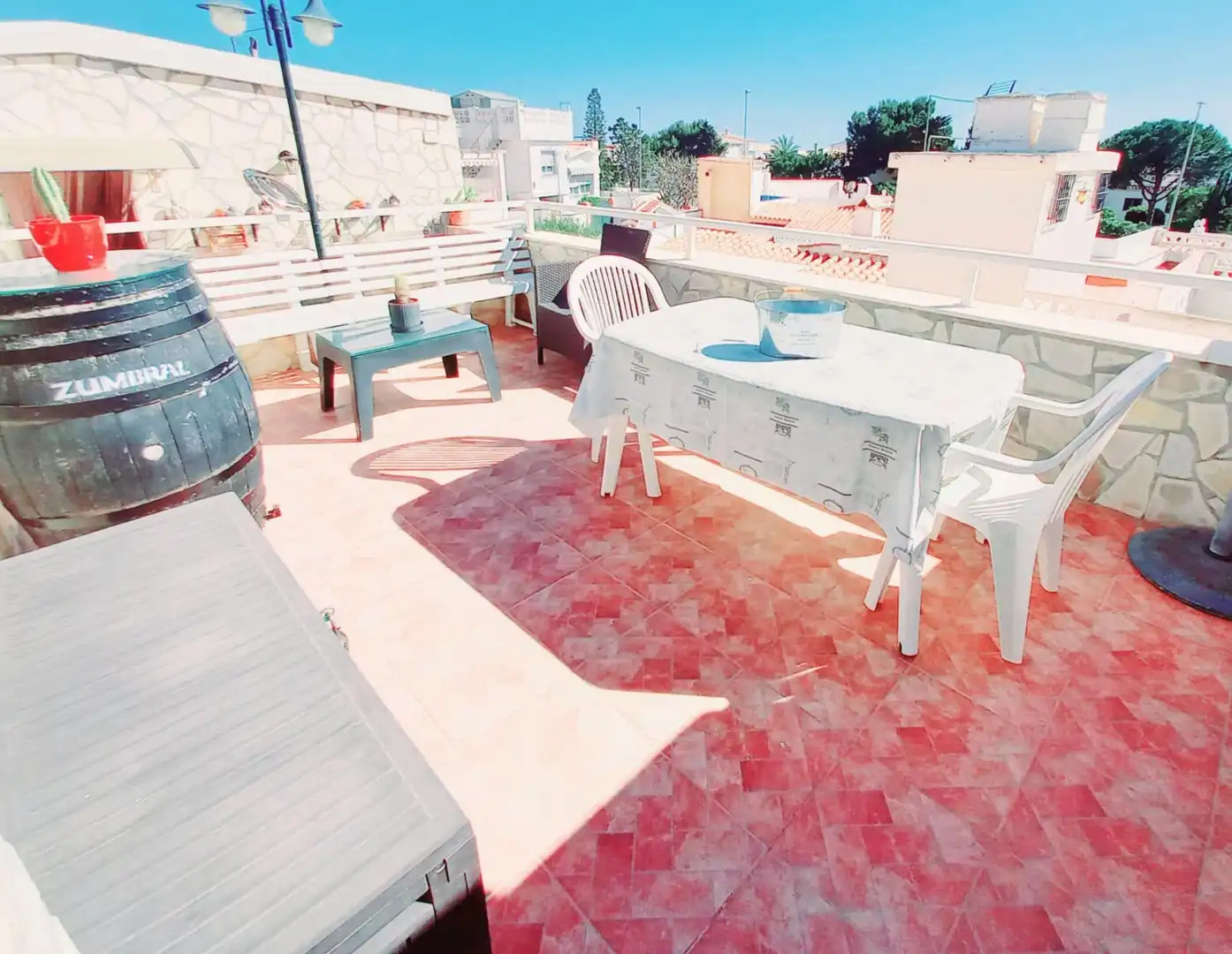 Terraza de Casa o chalet en venta en Rincón de la Victoria con Aire acondicionado, Jardín privado y Terraza