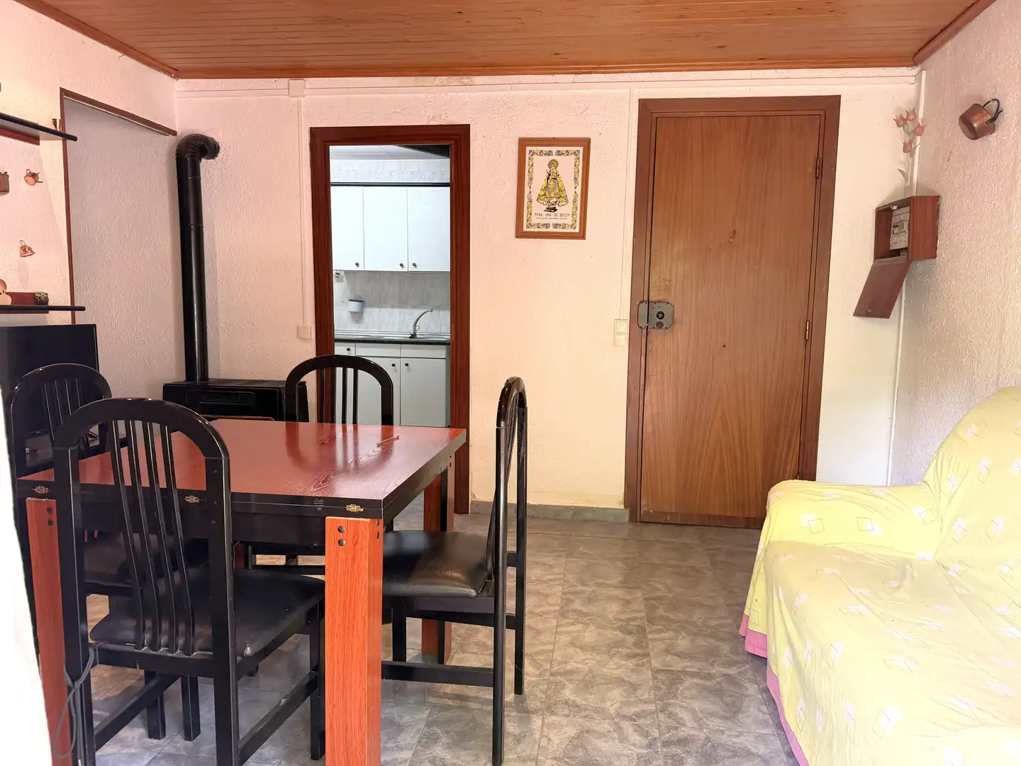 Esszimmer von Wohnung zum Verkauf in Guardiola de Berguedà mit Möbliert, Fernseher und Balkon
