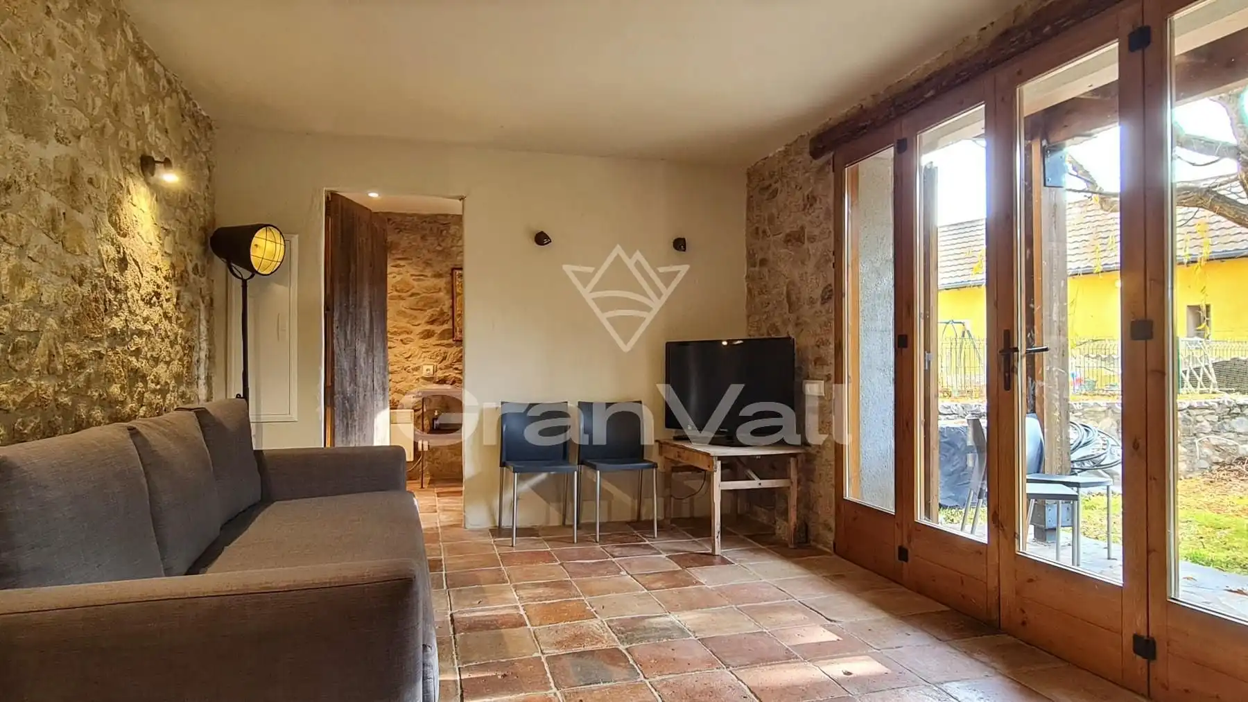 Sala de estar de Casa adosada en venta en Dorres con Calefacción, Jardín privado y Terraza