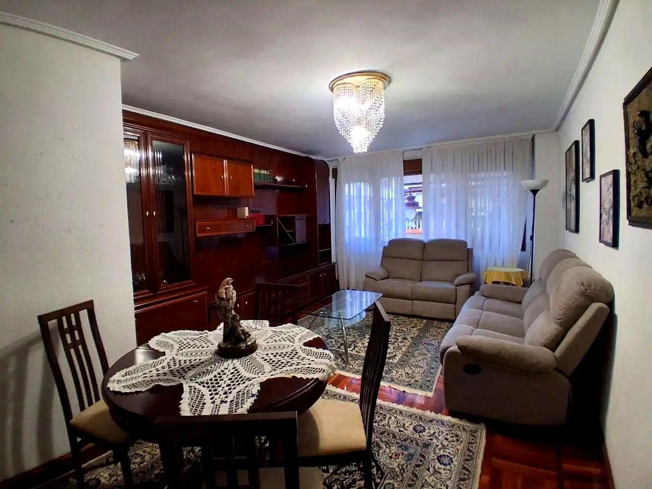Wohnzimmer von Wohnung zum Verkauf in Barakaldo  mit Heizung, Terrasse und Möbliert