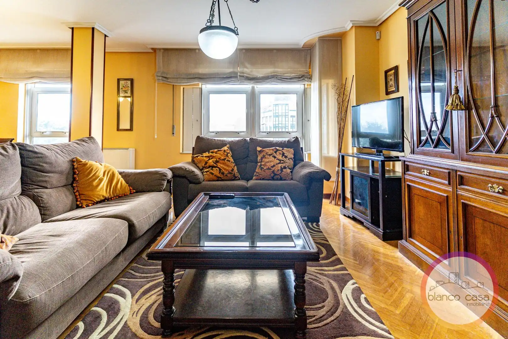 Living room of Flat for sale in Carballo  with Heating and Alarm
