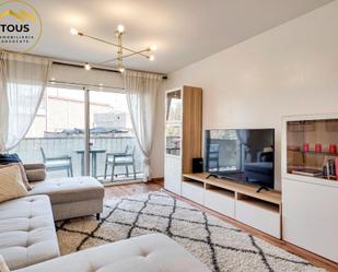 Living room of Flat for sale in  Barcelona Capital  with Air Conditioner, Terrace and Balcony