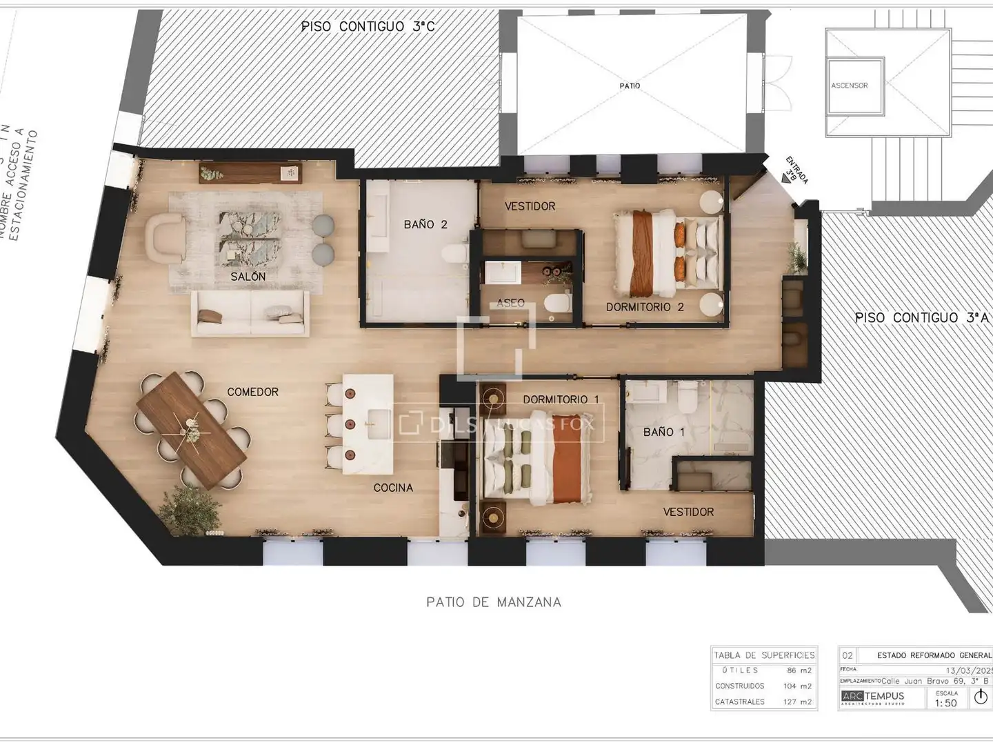 Piso en venta en Madrid con Calefacción y Amueblado