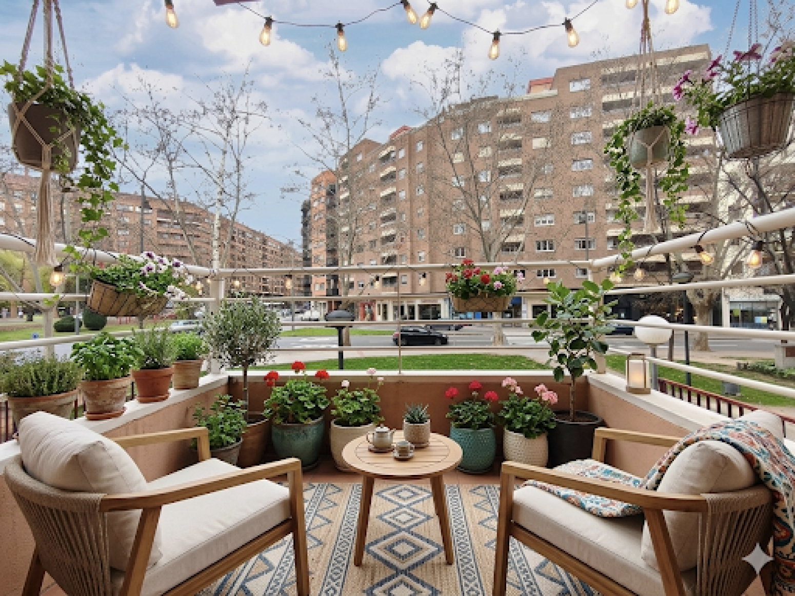 Terrace of Flat for sale in  Logroño  with Heating, Parquet flooring and Terrace