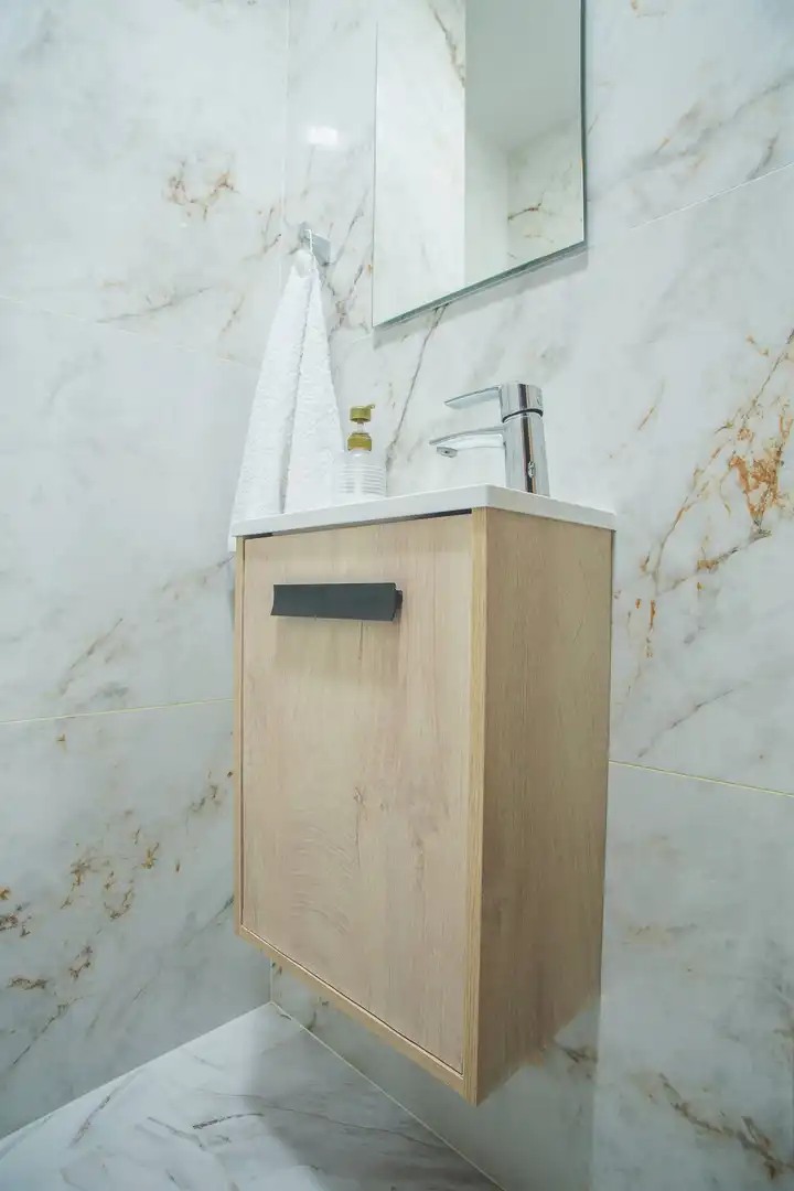 Bathroom of Flat for sale in Sagunto / Sagunt  with Air Conditioner, Storage room and Furnished