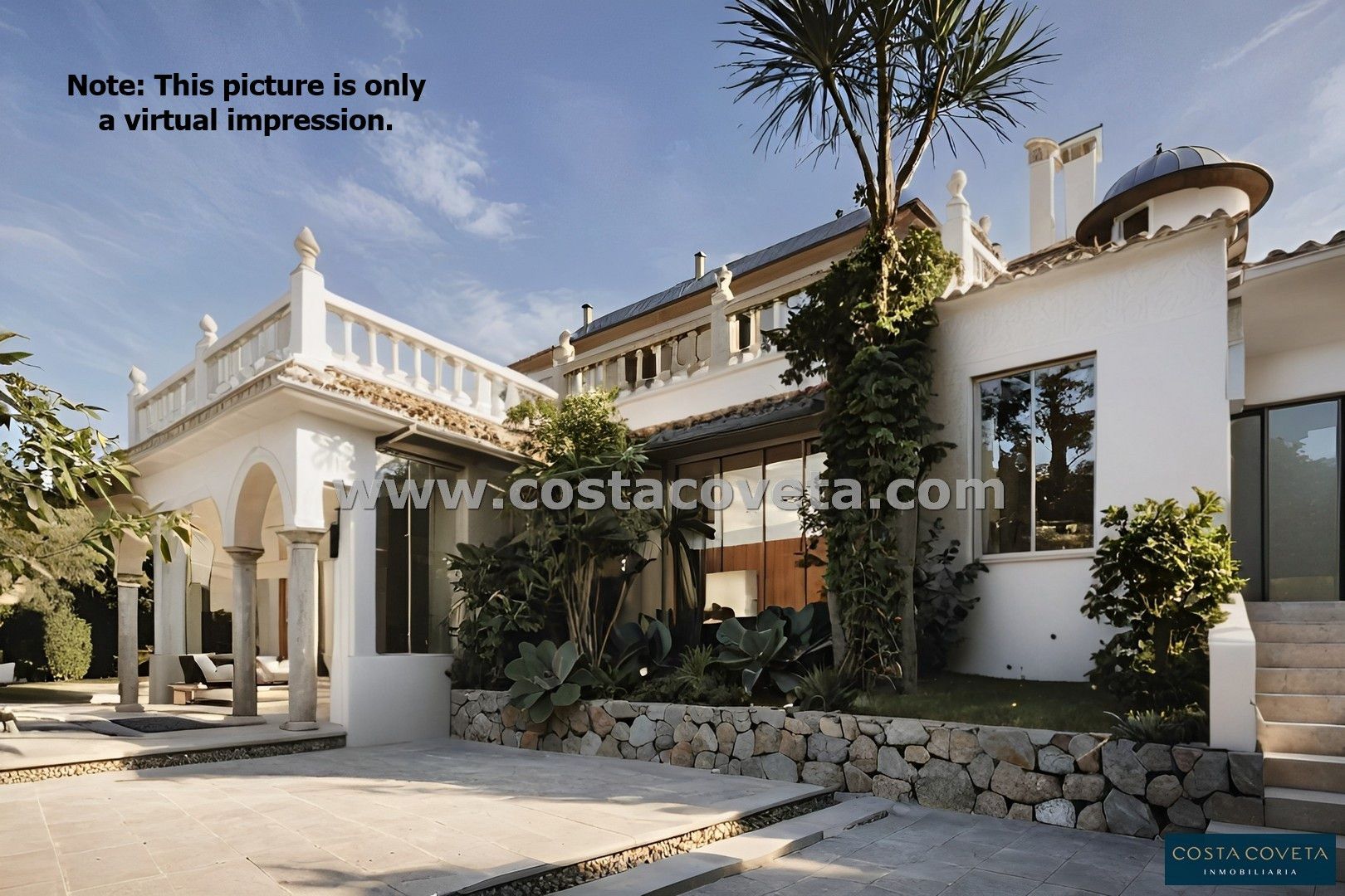 Exterior view of House or chalet for sale in El Campello  with Air Conditioner, Private garden and Terrace