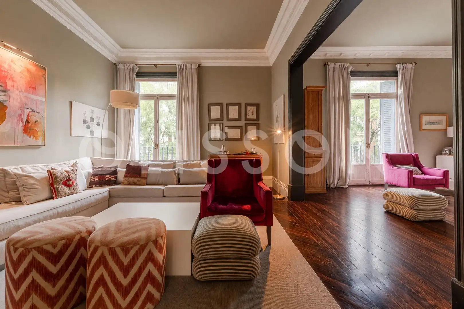 Wohnzimmer von Wohnung zum Verkauf in Chamberí