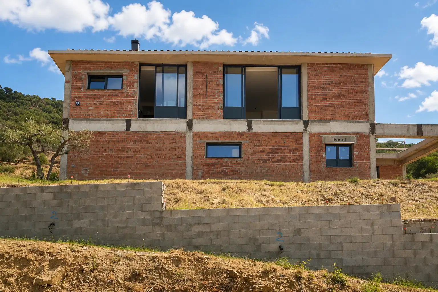 Vista exterior de Casa o xalet en venda en Pau amb Aire condicionat, Calefacció i Jardí privat