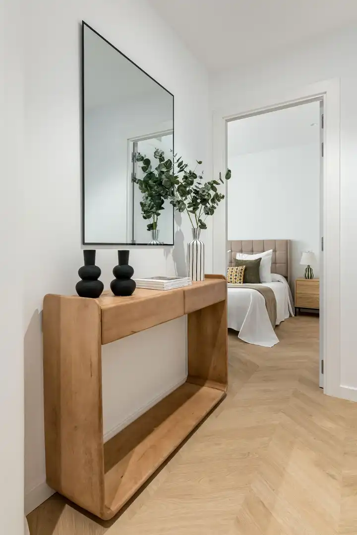 Bedroom of Apartments for rent in Madrid  with Air Conditioner, Heating and Furnished