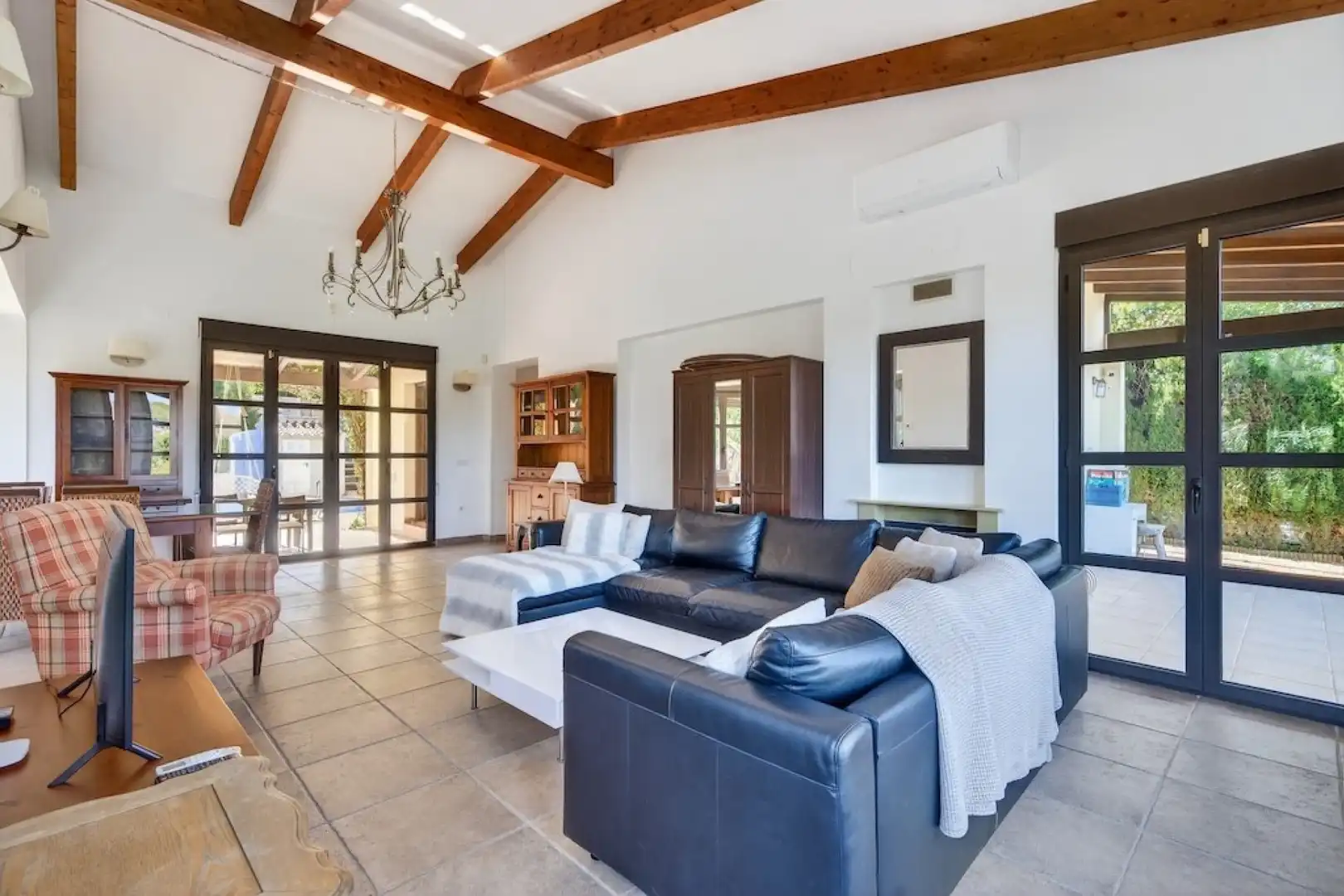 Sala d'estar de Casa o xalet en venda en Jávea / Xàbia amb Aire condicionat, Calefacció i Jardí privat