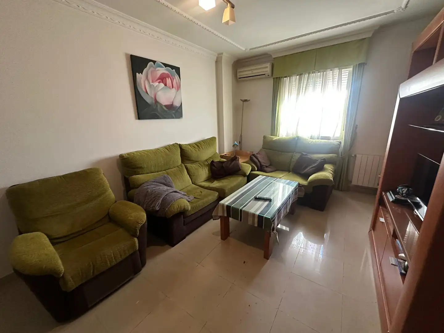 Sala de estar de Piso en venta en Don Benito con Aire acondicionado, Calefacción y Amueblado