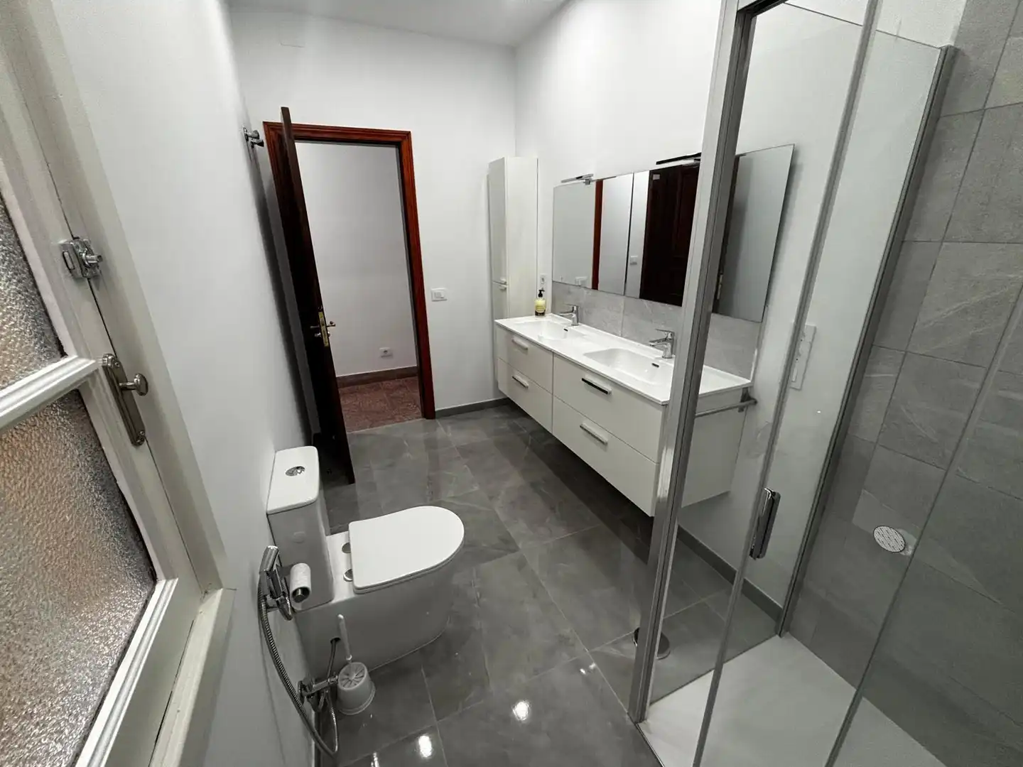Baño de Piso de alquiler en Las Palmas de Gran Canaria con Amueblado y Balcón