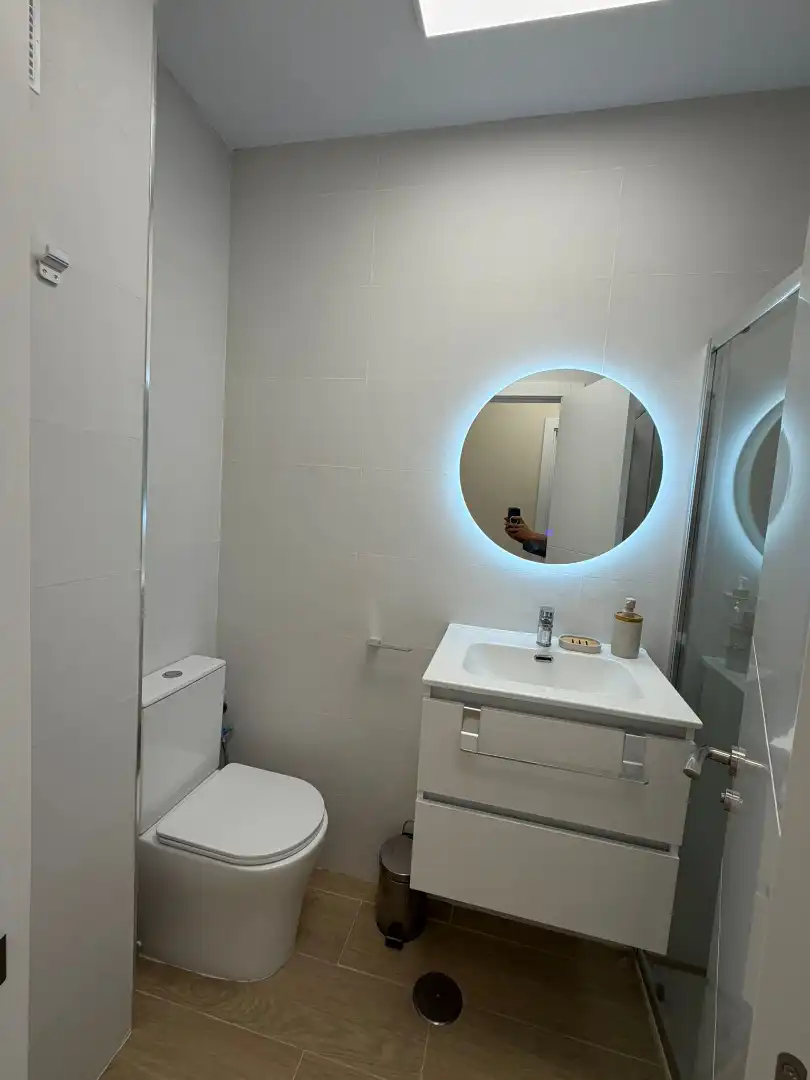 Bathroom of Flat for sale in Punta Umbría  with Air Conditioner, Heating and Parquet flooring