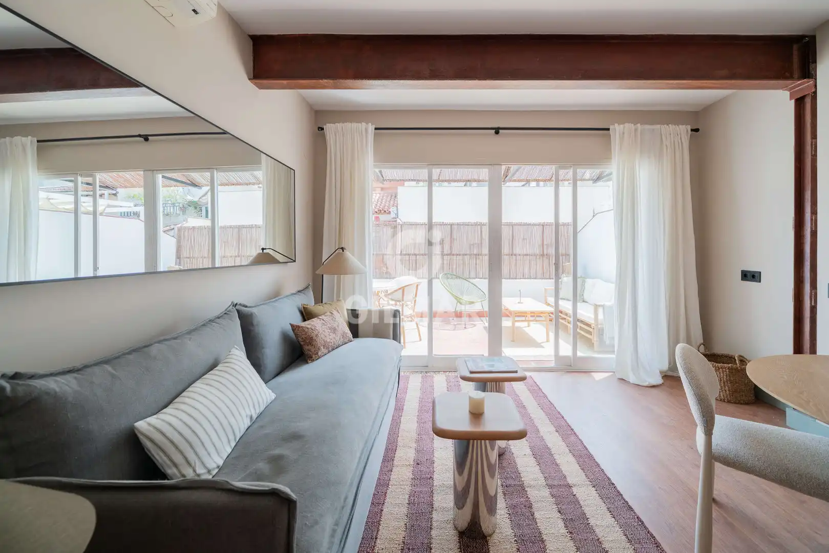 Sala de estar de Ático en venta en  Madrid Capital con Calefacción y Balcón