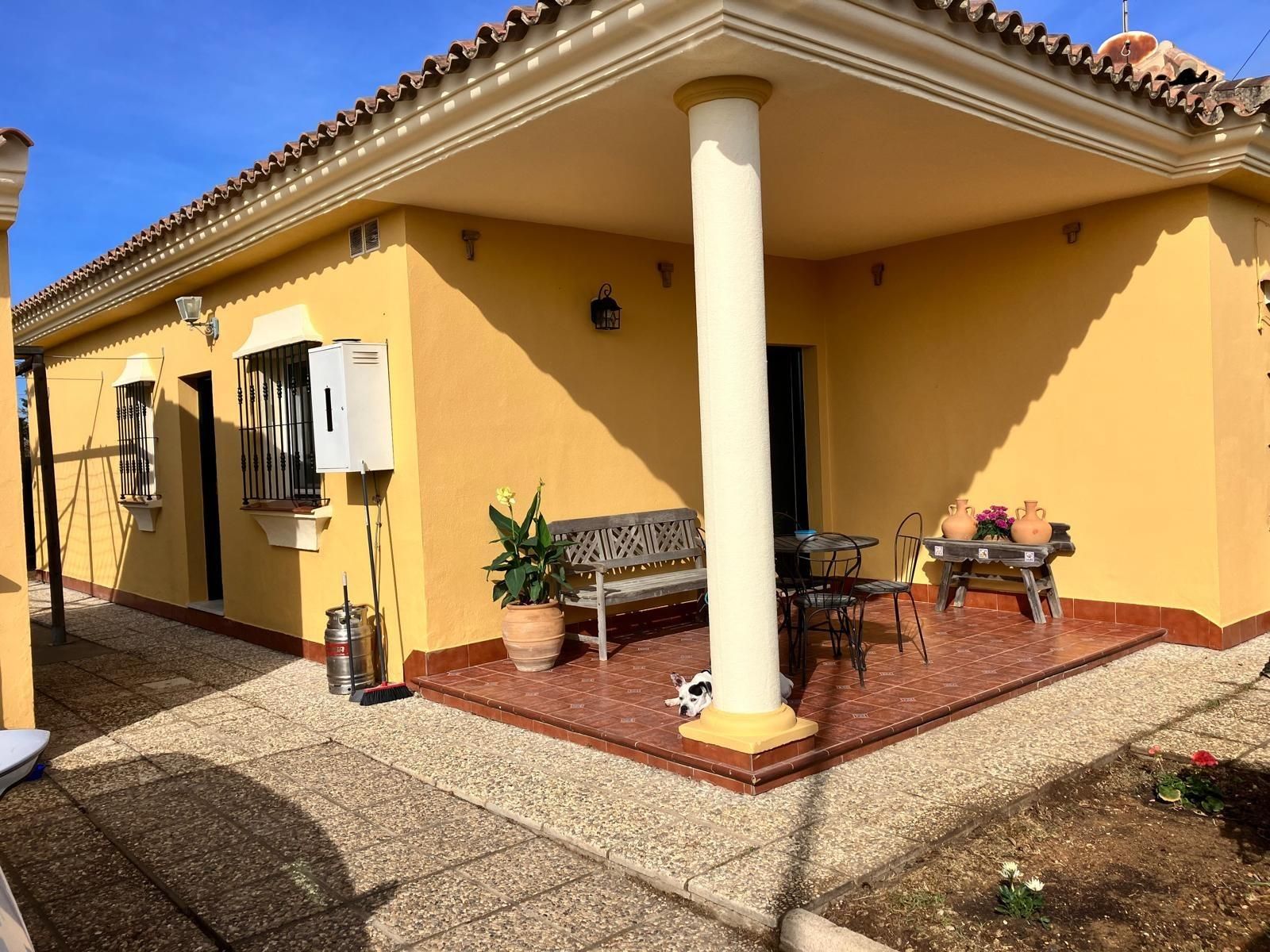 Exterior view of House or chalet for sale in Chiclana de la Frontera  with Private garden and Storage room