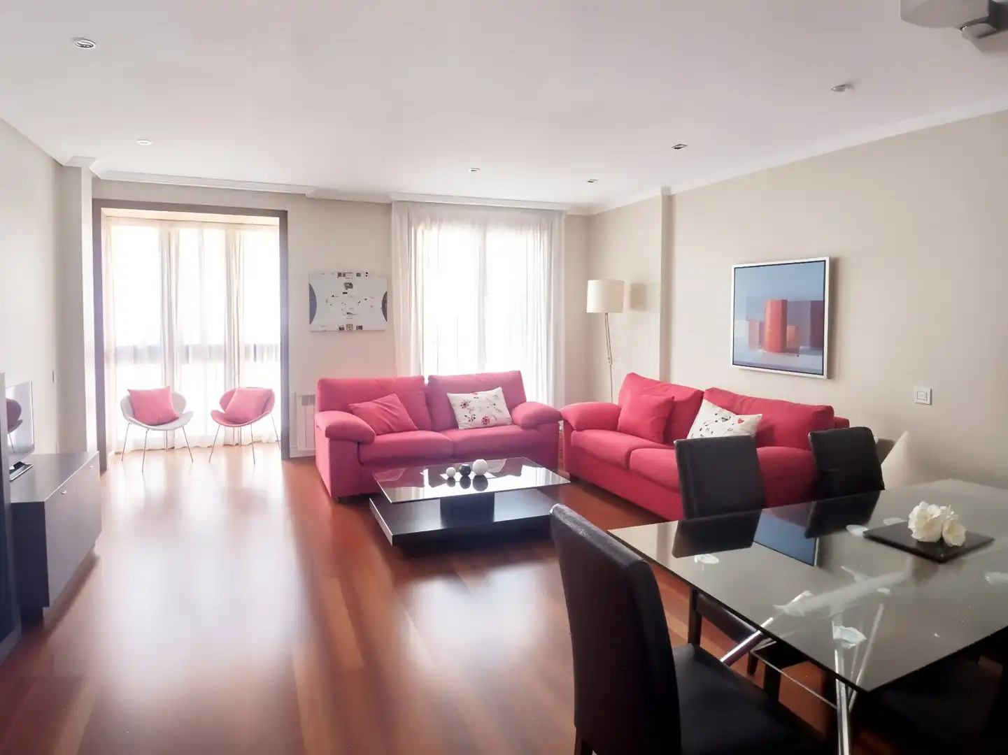 Sala de estar de Piso de alquiler en Cartagena con Aire acondicionado, Calefacción y Parquet