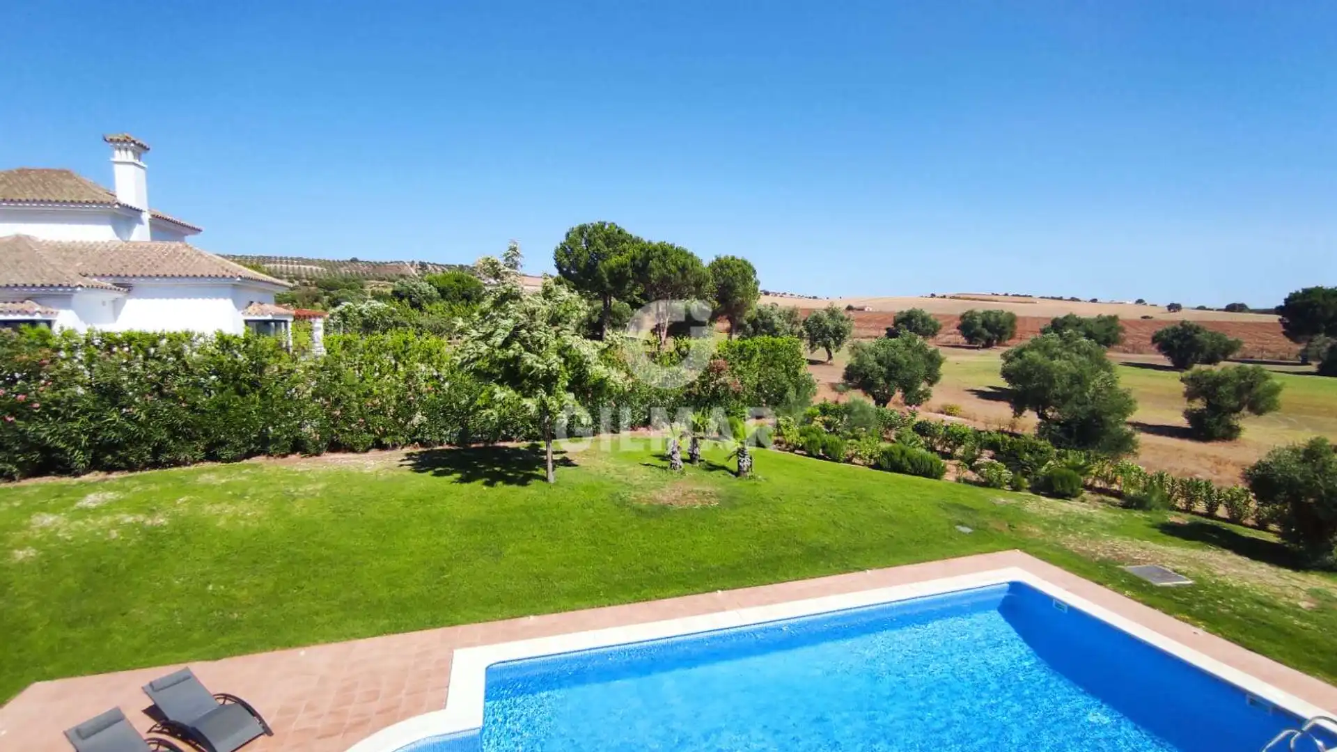 Jardín de Casa o chalet en venta en Arcos de la Frontera con Calefacción, Jardín privado y Piscina