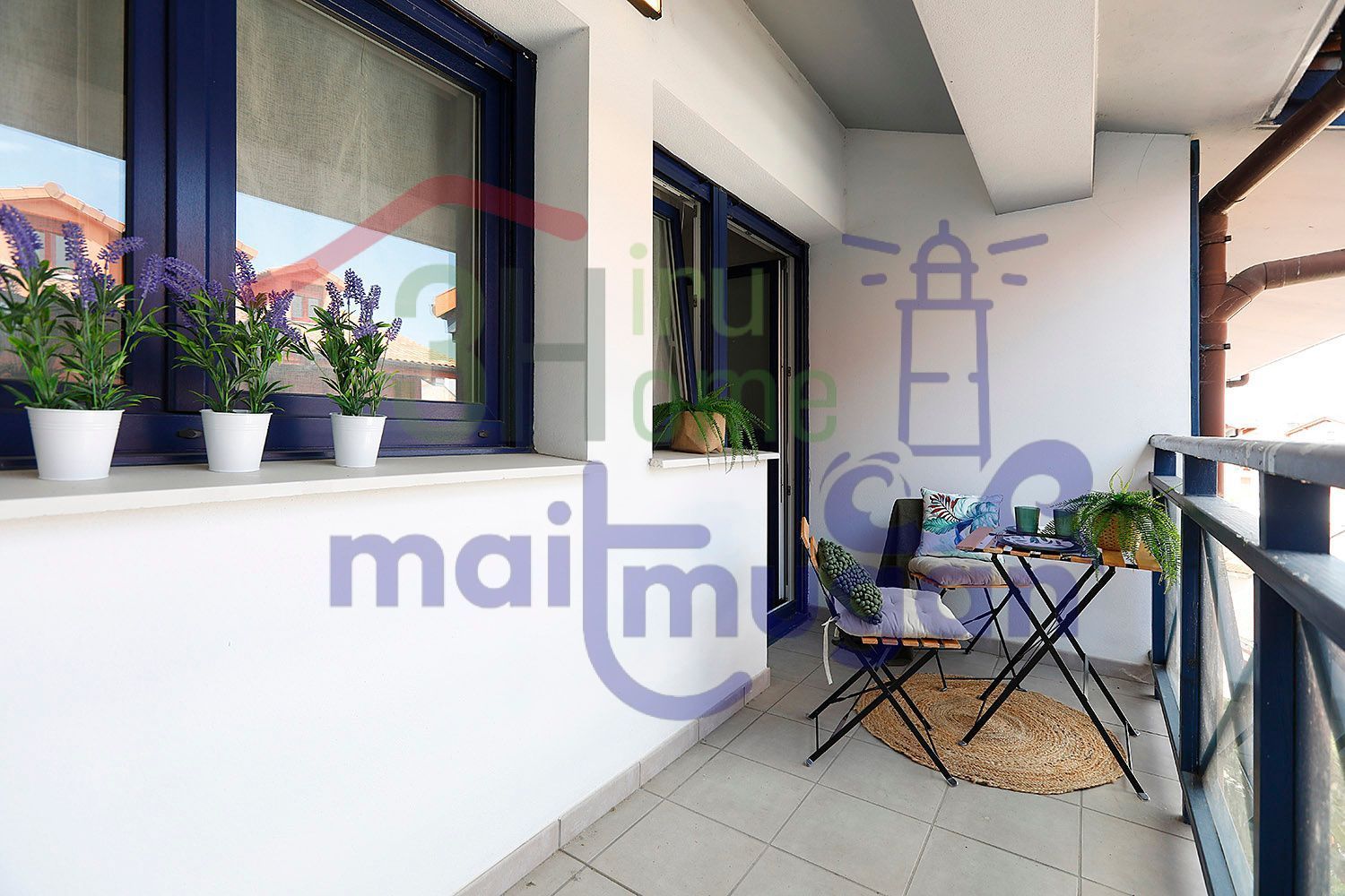 Terraza de Apartamento en venta en Hendaye con Calefacción, Terraza y Amueblado