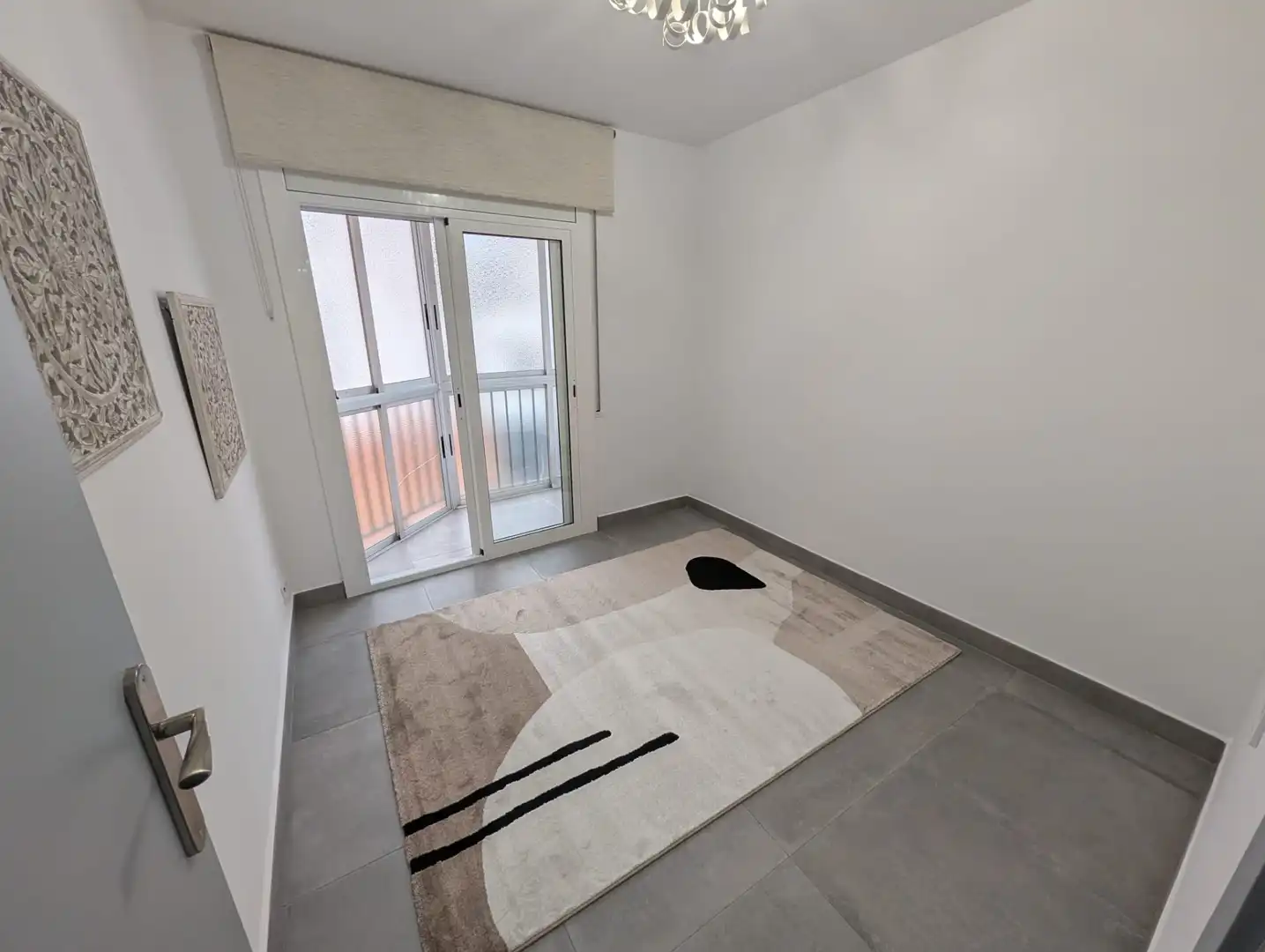 Bedroom of Attic for rent in Badalona  with Air Conditioner, Parquet flooring and Terrace