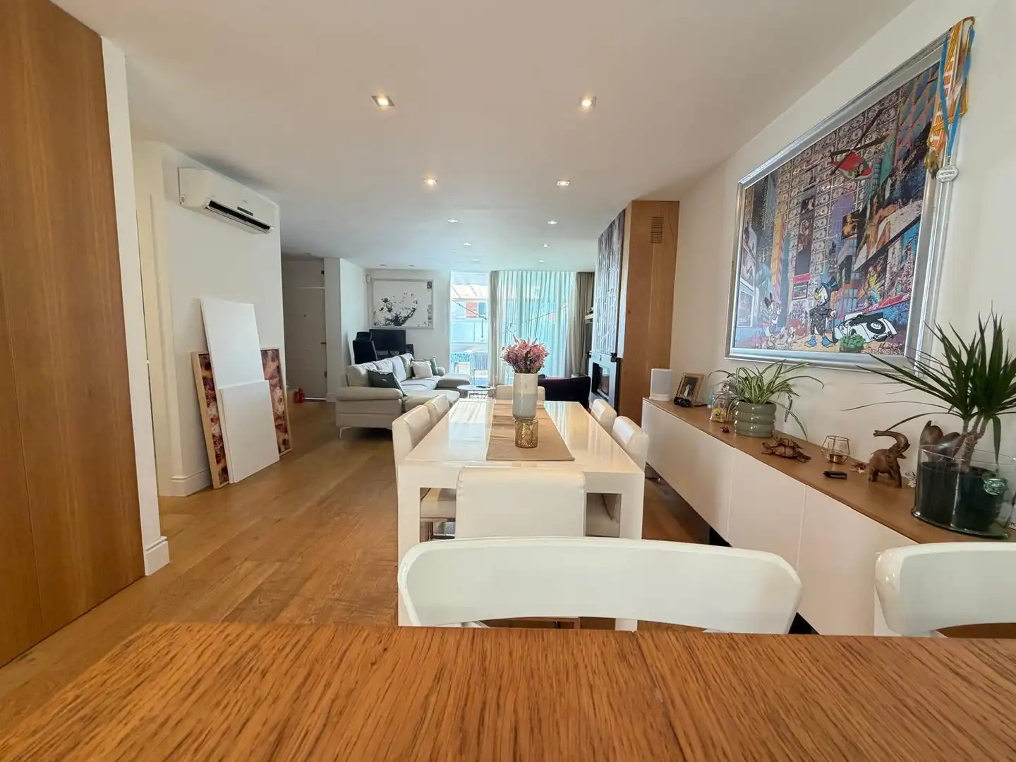 Sala d'estar de Casa adosada en venda en  Palma de Mallorca amb Aire condicionat, Calefacció i Parquet