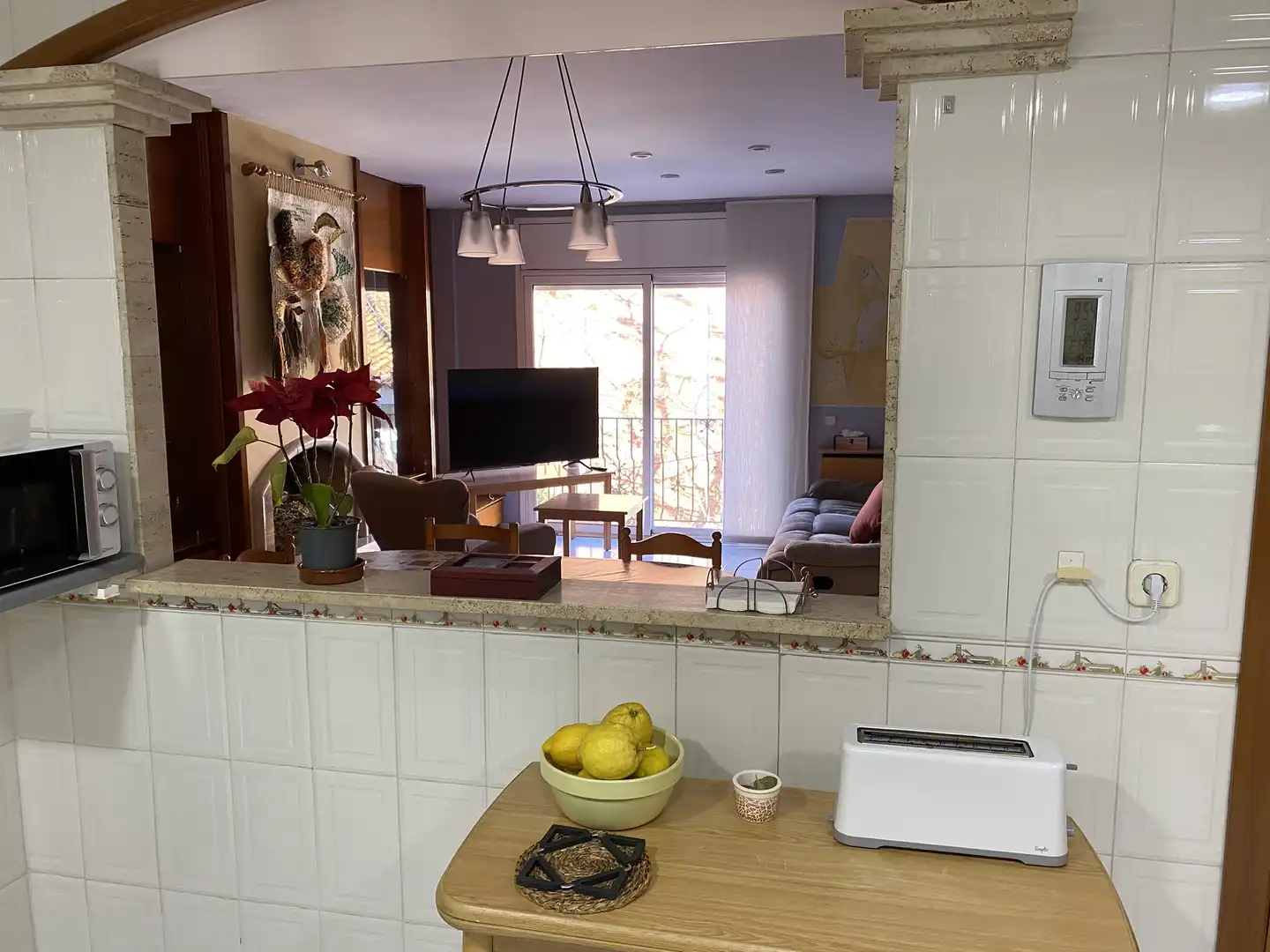 Küche von Einfamilien-Reihenhaus zum Verkauf in Pineda de Mar mit Heizung, Terrasse und Möbliert