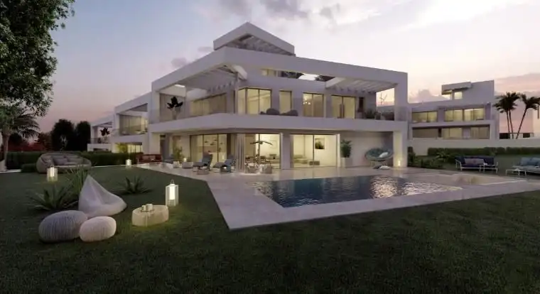Vista exterior de Apartamento en venta en Sotogrande con Aire acondicionado, Parquet y Horno