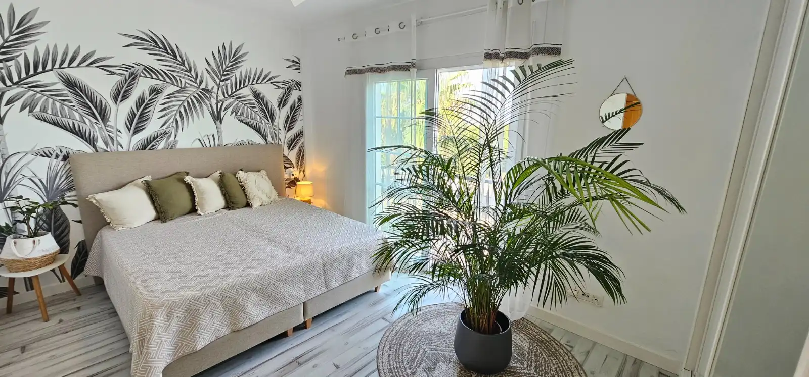 Habitación de Casa adosada de alquiler en Alhaurín de la Torre con Aire acondicionado, Jardín privado y Terraza