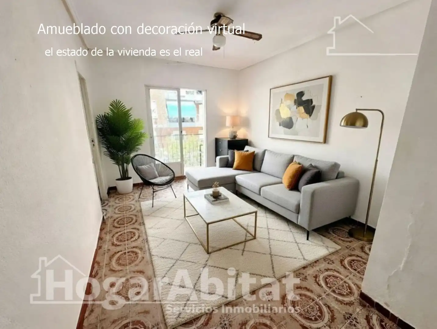 Sala d'estar de Pis en venda en Valencia amb Balcó