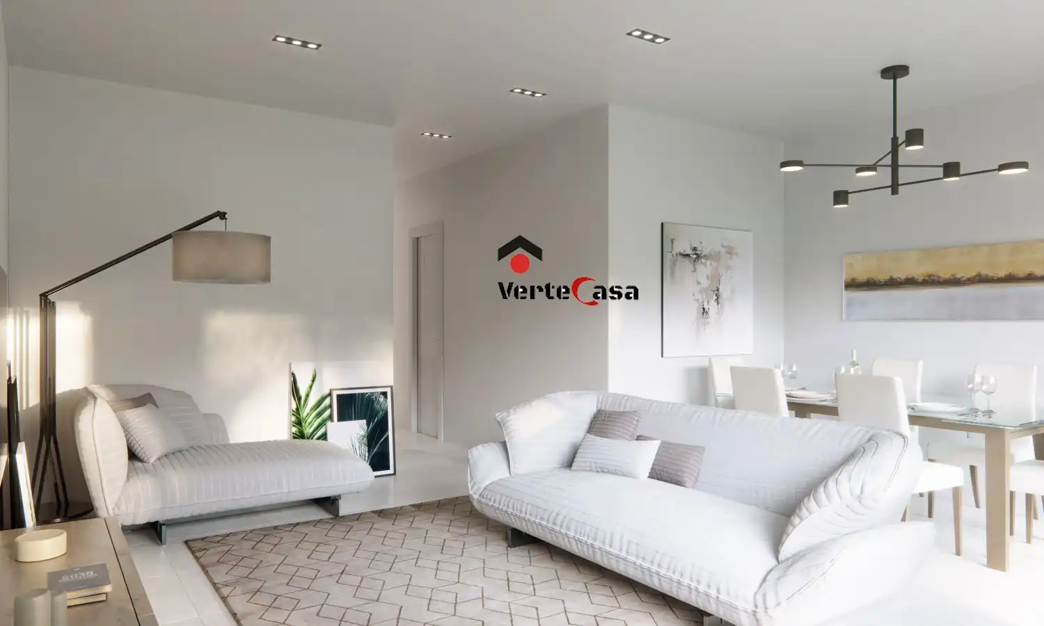 Sala de estar de Casa adosada en venta en Foios con Terraza
