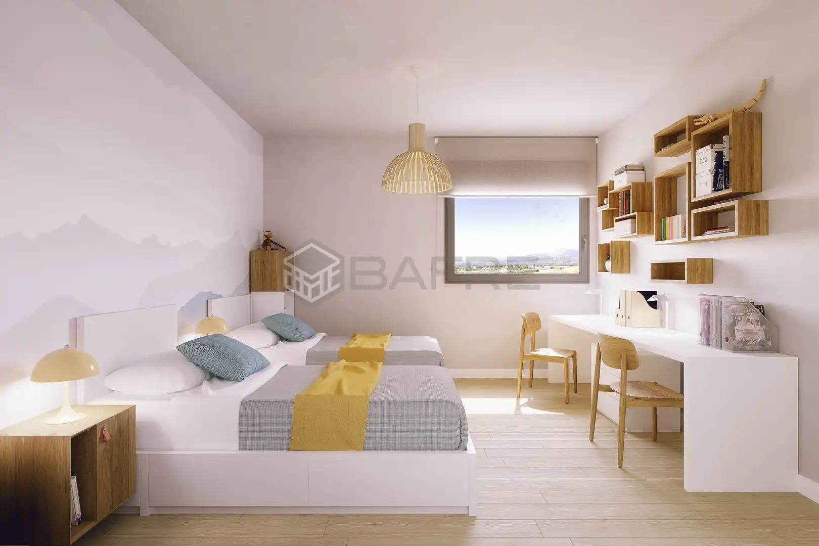 Schlafzimmer von Haus oder Chalet zum Verkauf in Colmenar Viejo mit Klimaanlage und Privatgarten