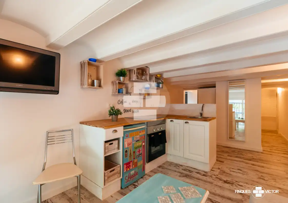 Cocina de Piso en venta en Barcelona con Amueblado, Horno y TV
