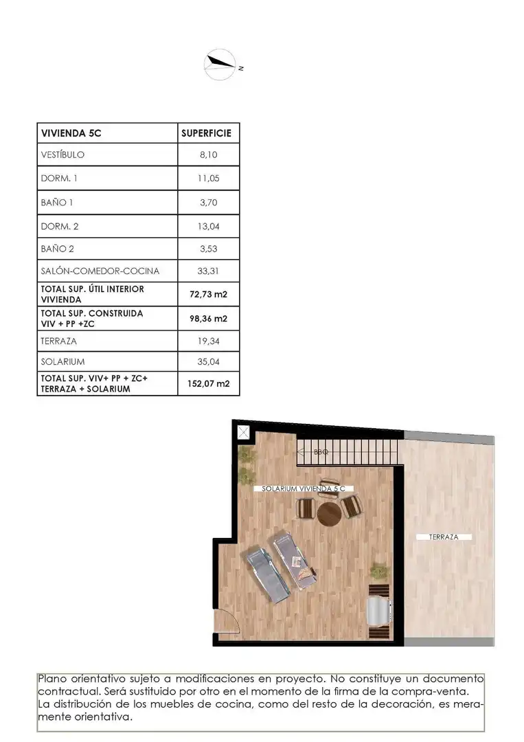 Penthouse with pool for sale in Centro, imagen 37