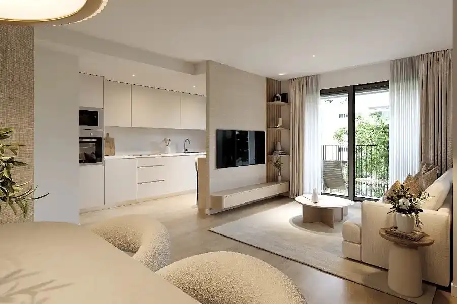 Sala d'estar de Apartament en venda en Alicante / Alacant amb Aire condicionat, Terrassa i Traster