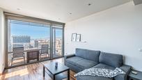 Living room of Flat for sale in  Barcelona Capital  with Air Conditioner, Terrace and Swimming Pool