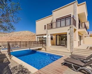 Exterior view of House or chalet for sale in Granadilla de Abona  with Air Conditioner, Terrace and Swimming Pool