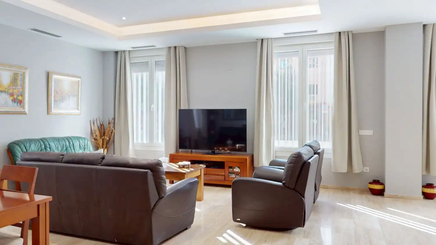 Sala de estar de Piso en venta en Sevilla con Aire acondicionado y Calefacción