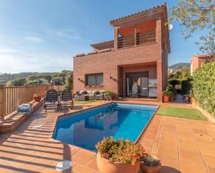 Swimming pool of House or chalet for sale in Sant Iscle de Vallalta  with Heating, Private garden and Terrace