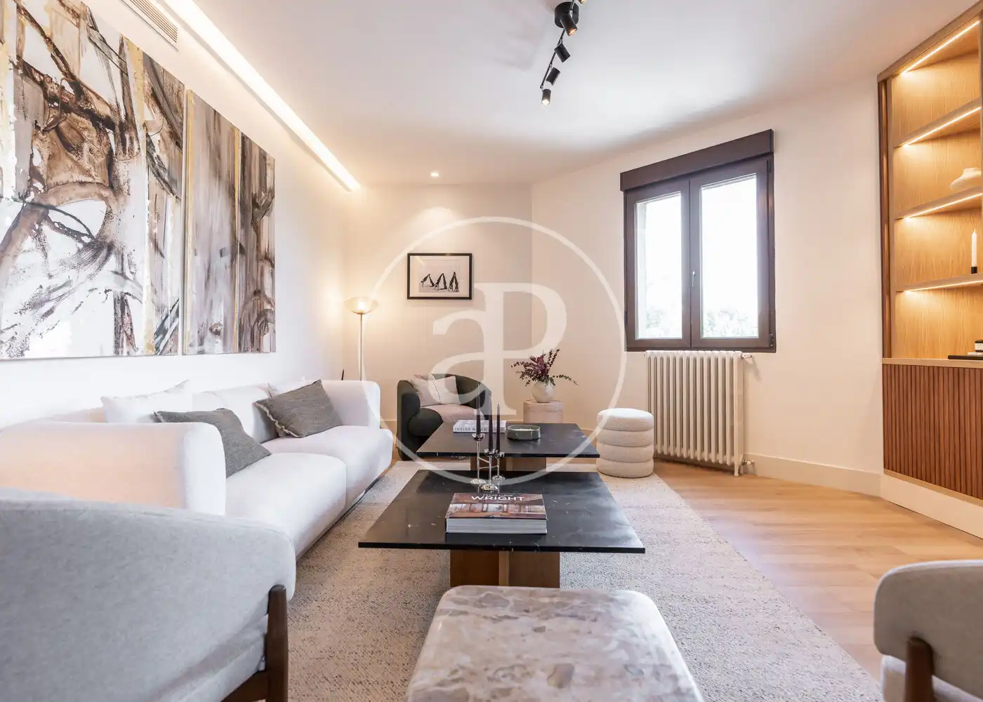 Living room of Flat for sale in Madrid  with Heating and Furnished