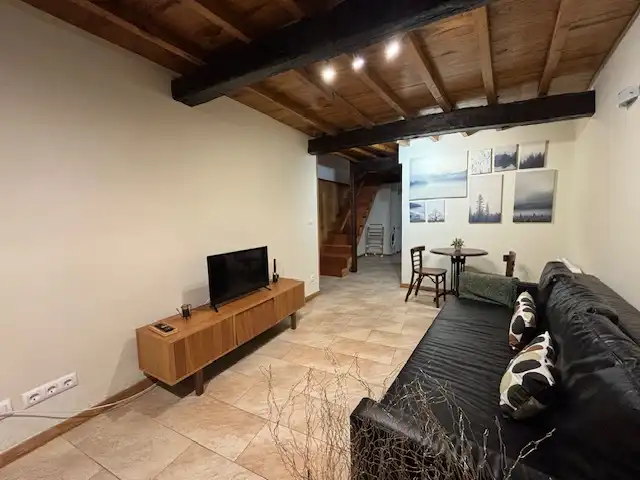 Living room of Duplexes for rent in Ferrol  with Heating, Parquet flooring and Terrace