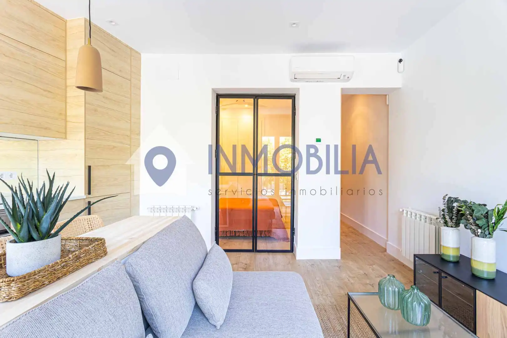 Schlafzimmer von Wohnung zum Verkauf in Madrid mit Klimaanlage und Heizung