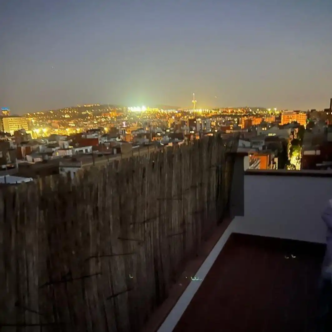 Balcony of Attic for sale in Barcelona  with Air Conditioner and Terrace