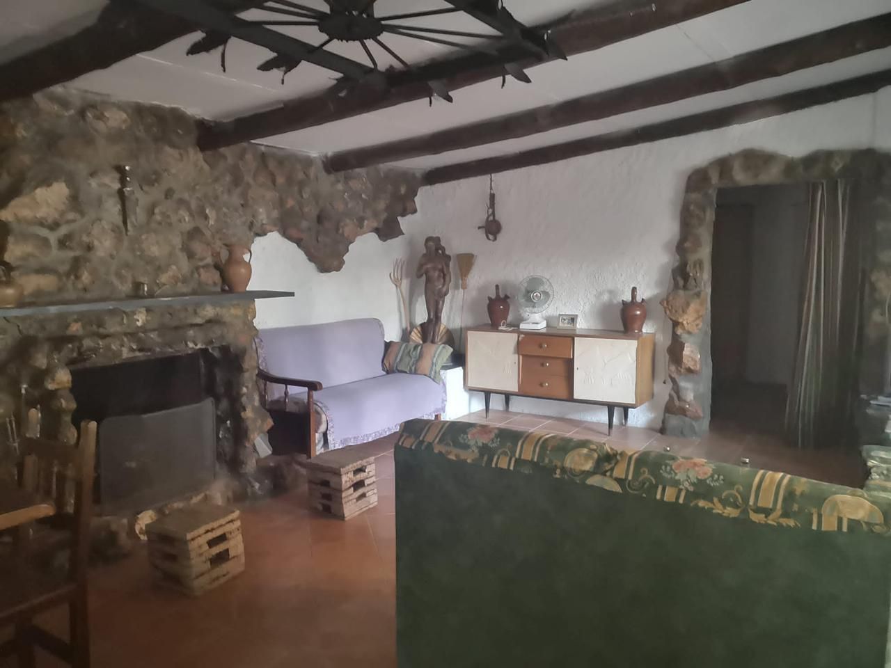 Sala d'estar de Finca rústica en venda en Tarancón