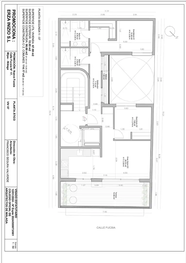 Apartament amb terrassa en venda a Calle Fucsia 9, imagen 9