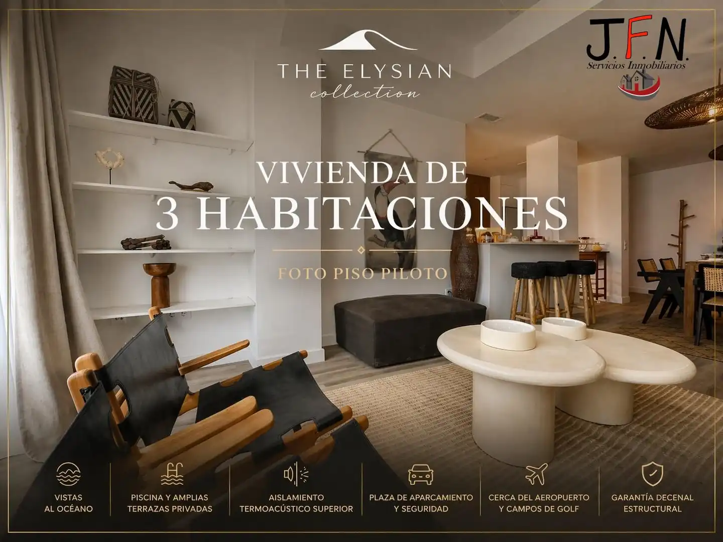 Sala de estar de Apartamento en venta en Antigua con Jardín privado, Terraza y Balcón