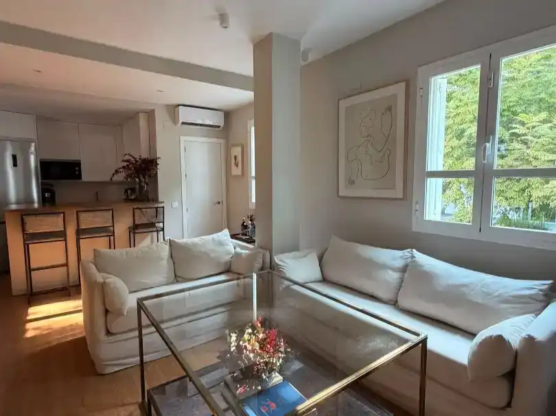 Sala d'estar de Dúplex en venda en Sevilla amb Aire condicionat i Parquet