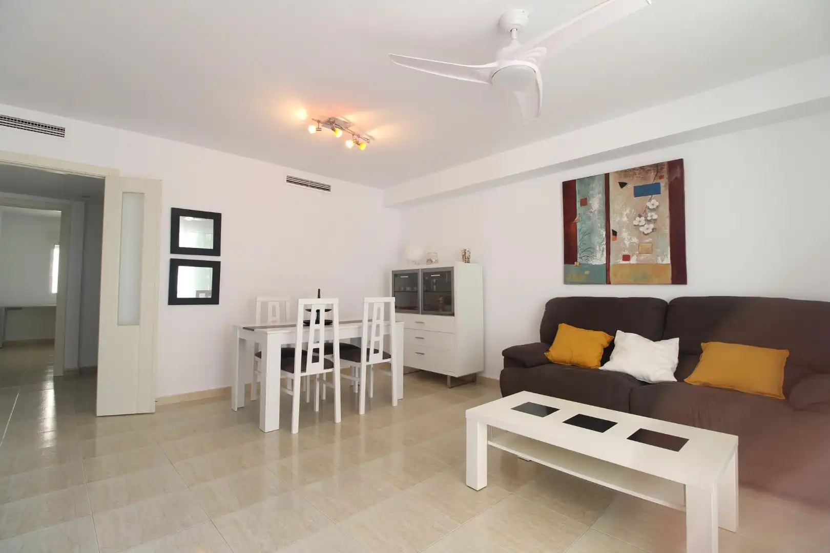 Sala de estar de Apartamento en venta en Cullera con Calefacción, Jardín privado y Terraza