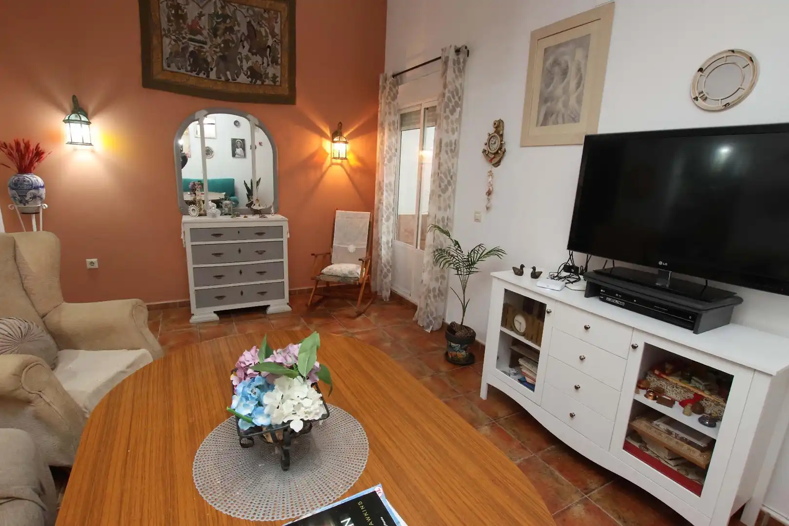 Living room of Houses for sale in Montijo  with Private garden and Terrace