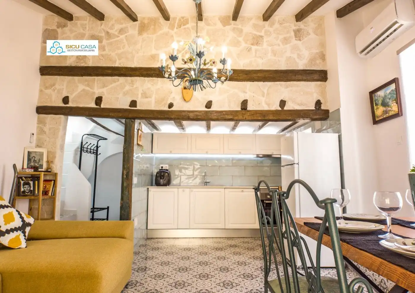 Kitchen of Houses for sale in Jijona / Xixona  with Air Conditioner, Terrace and Storage room